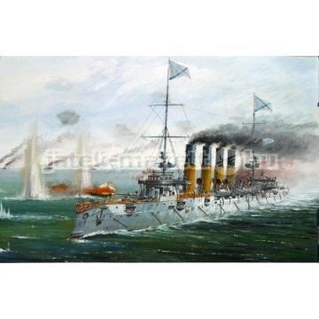 Zvezda Russian Cruiser Varyag 1:350 makett hajó (9014)