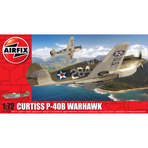 Airfix Curtiss P-40B Warhawk 1:72 makett repülő (A01003B)