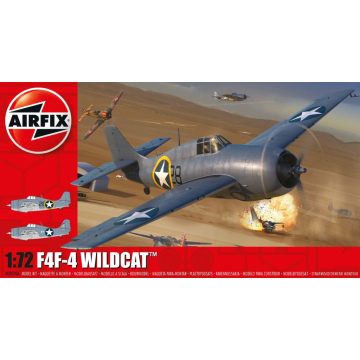 Airfix Grumman F4F-4 Wildcat 1:72 makett repülő (A02070A)