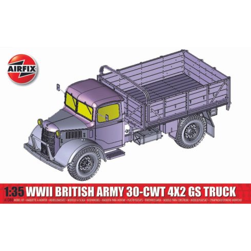 Airfix - WWII British Army 30-cwt 4x2 GS Truck 1:35 harcjármű (A1380)