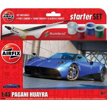   Airfix Pagani Huayra 1:43 makett készlet festékkel, ragasztóval (A55008)