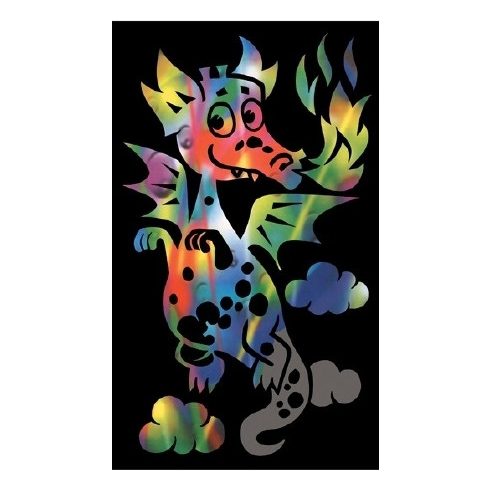 Reeves Szines képkarcoló (mini), Sárkány